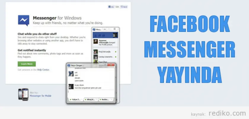 Facebook Messenger Çıktı