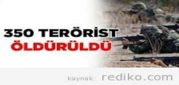 Hakkari'de 350 teröristin öldürüldüğü doğru mu?